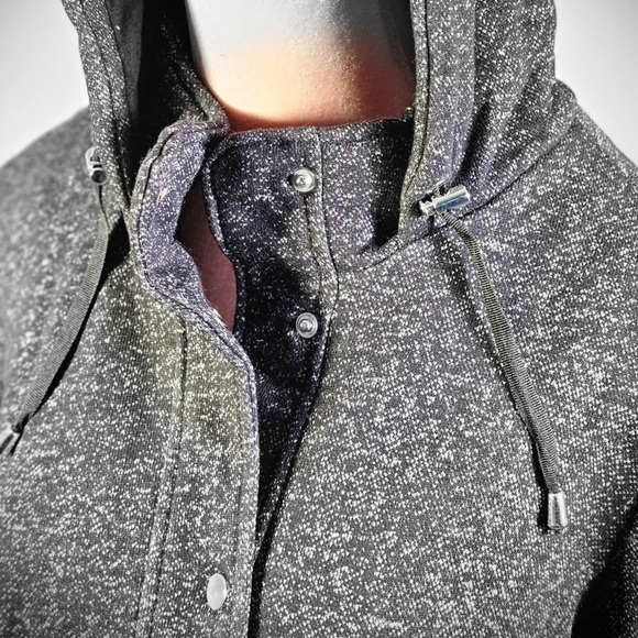 NWT AVENUE - SIDE SLIT HOODED WALKER COAT sz 18/20 - Picture 3 of 8